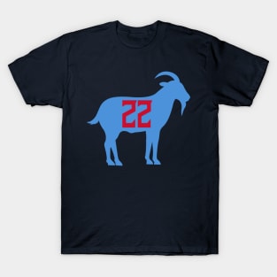 Tennessee Titans Derrick Henry GOAT 22 T-Shirt